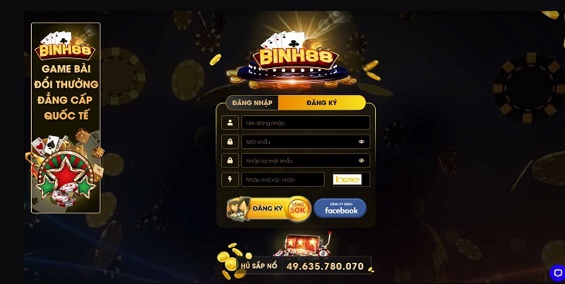 Hướng dẫn đăng ký game bài đổi thưởng Binh88